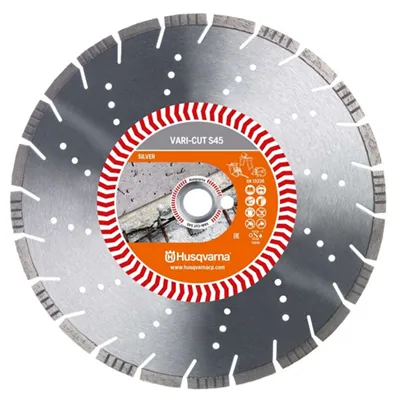 Алмазный диск HUSQVARNA VARI-CUT S45 (VN45) 300-25,4 (5798174-10/5430672-41)