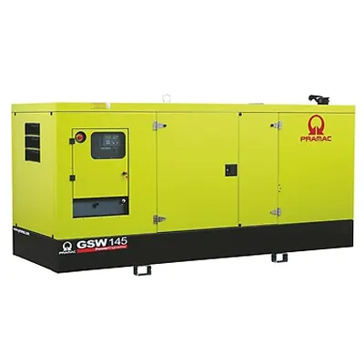 Дизельный генератор PRAMAC GSW145I LEROY SOMER трехфазный в кожухе