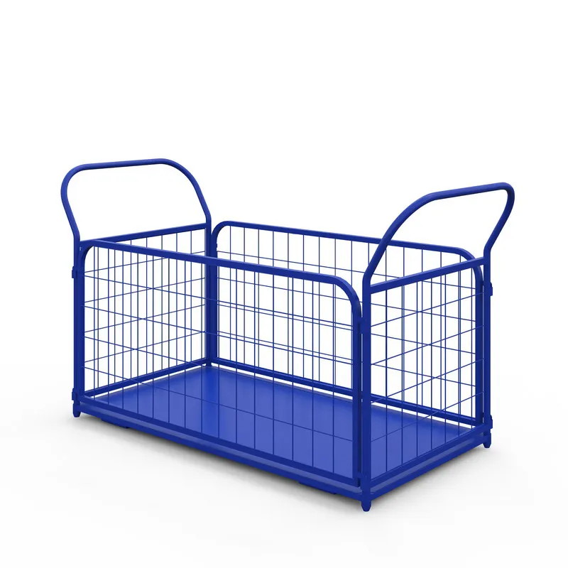 фото тележка платформенная с сетчатыми бортами тс 1 (500х800) без колес