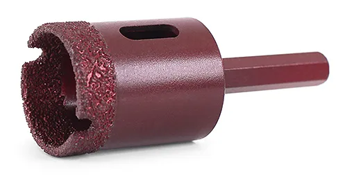 Коронка алмазная вакуумная для сверления камня D12-10W-35L-Ш8 (сухое и мокрое сверление)
