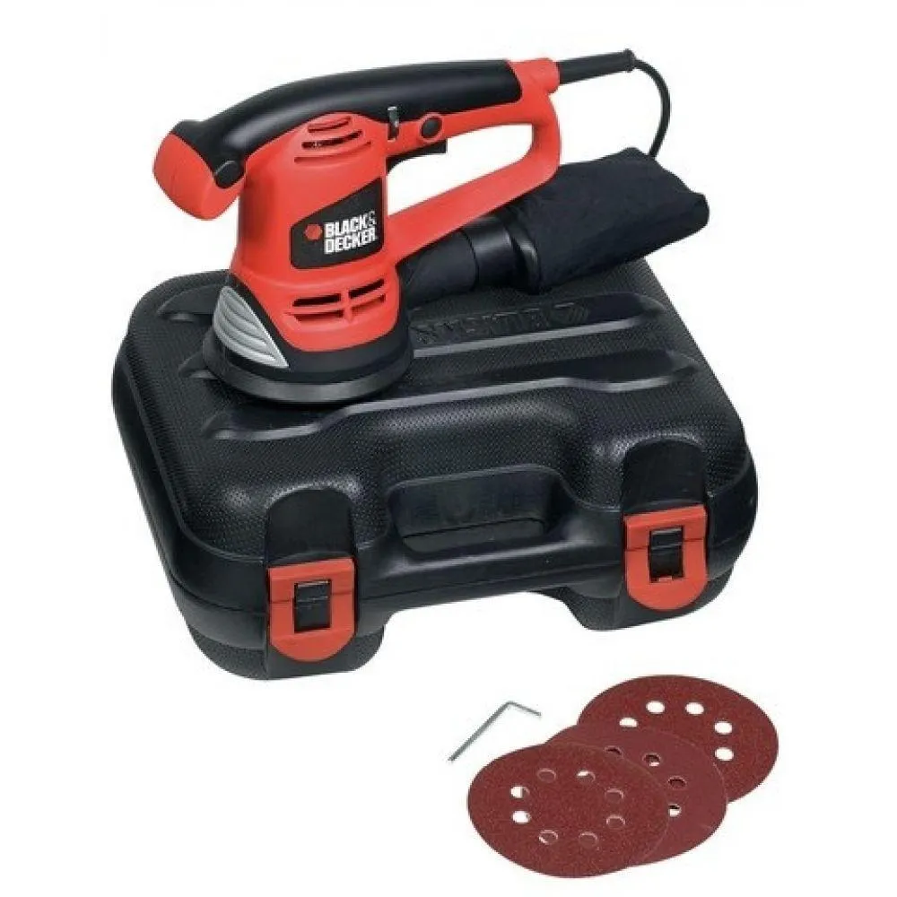 фото орбитальная (эксцентриковая) шлифмашина black & decker ka191ek-qs