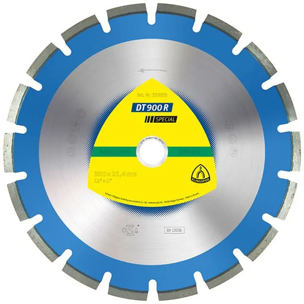 Алмазный диск KLINGSPOR 300X2,8X25,4/18W/10/S/DT/SPECIAL/DT900R