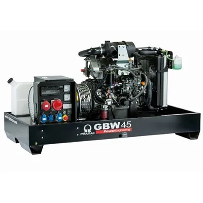 Дизельный генератор PRAMAC GBW45P MECC ALTE трехфазный без кожуха